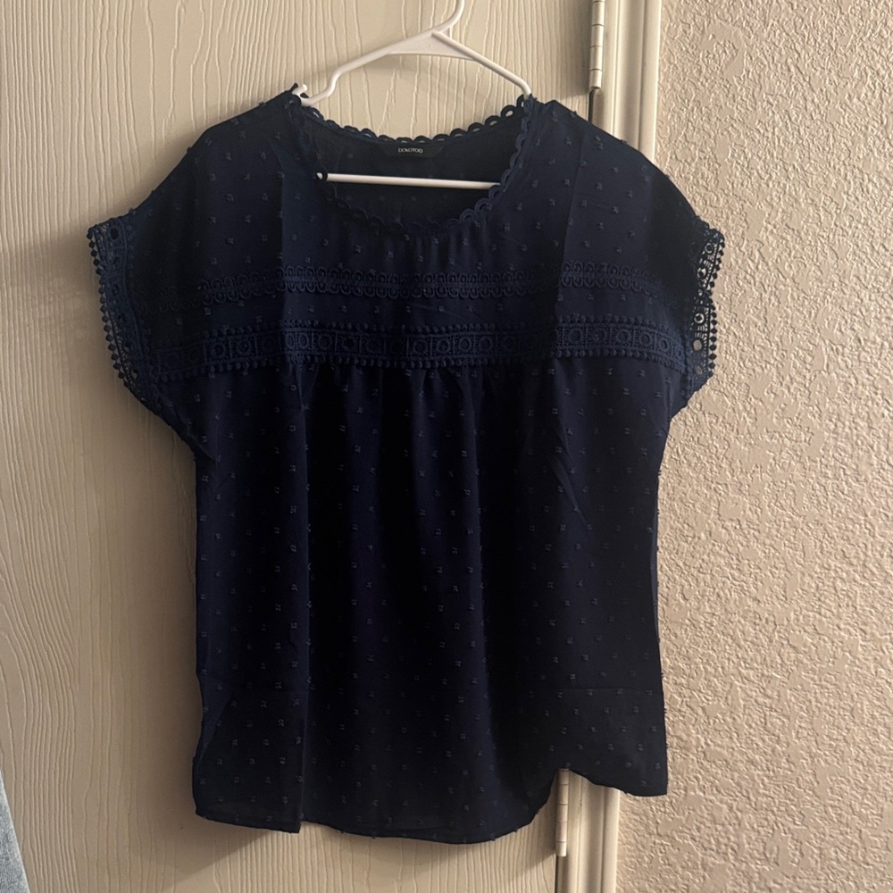 Dokotoo Navy Women's Blouse